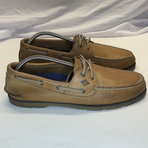 Sperry Top Sider Authentic Original 2-Eye Boat Shoe Men's 10 M Sahara Color - Picture 1 of 16